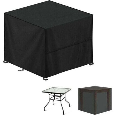 Housse salon de jardin 90x90x90cm – Imperméable, Anti-UV, 420D Oxford – Protection robuste pour mobilier extérieur – Sac de rangement inclus – (1/4)