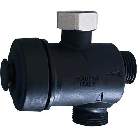 FILTRO DEFANGATORE MAGNETICO 3/4 IN LINEA E SOTTO CALDAIA NERO EUROACQUE (37460) (1/3)
