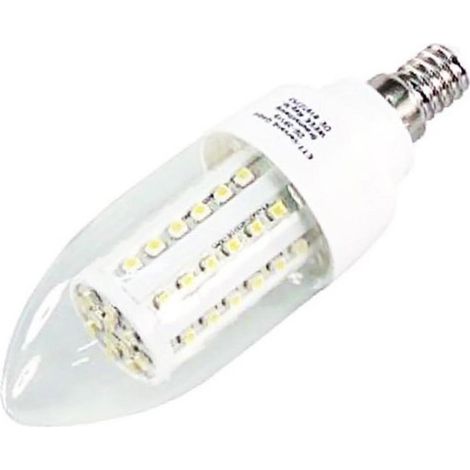 TrAdE Shop Traesio - Lampadina Led Con 60smd E14 9w Lunga Durata - Luce Calda E Fredda Siluro - -Bianco Freddo -
