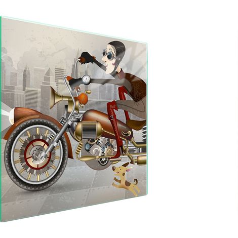 PLACA PROTECTORA DE VIDRIO PARA ESTUFA 50x52 MOTOCICLETA (1/5)