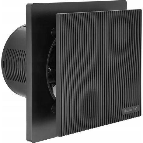 Ventilador de baño VENTIS LINEA 120 negro H+T (1/5)
