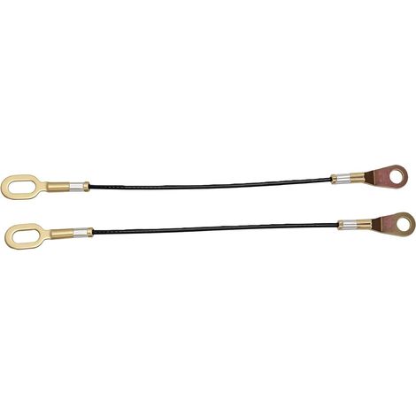 Replacement tailgate support cable straps with multi-strand galvanized steel core for XLT 2011-2019 (1/5)