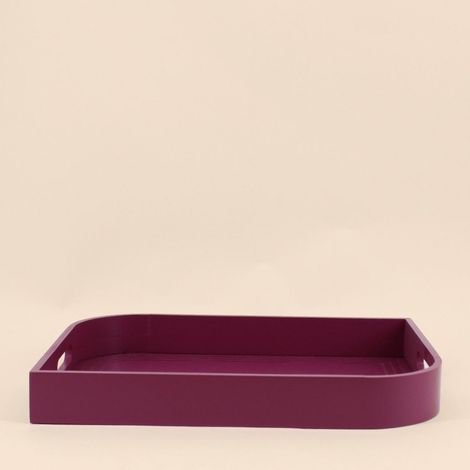 Plateau rose en bois 30x40cm