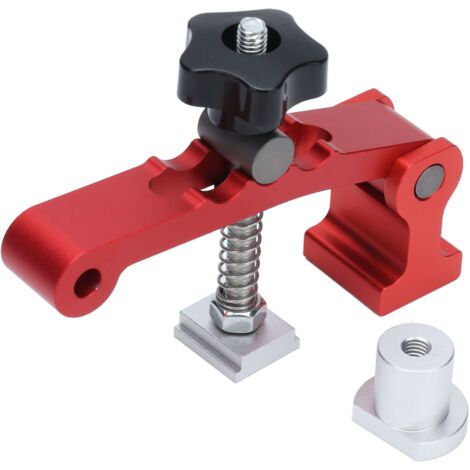 Pinces à rail en T en alliage d'aluminium 6061, pince de maintien rapide, Clip fixe de bureau pour le travail du bois (1/5)