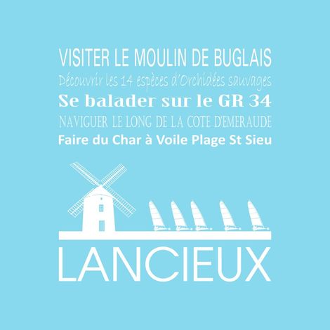Tableau sur toile Lancieux glacier 30x30 cm - Impression sur Toile Murale Décorative - Image imprimée en HD sur Toile - Toile sur Châssis en Bois FSC - Fabriqué en France (1/4)