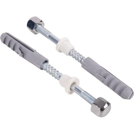 Kit de fijación para sanitario WC 5 x 80 zincado (1/4)