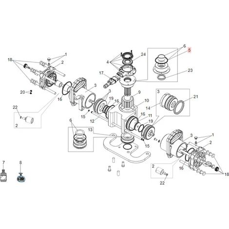 Guarnizione Or 55,25X2,62 3218 FAAC 63000176 Conf. 10PZ Per S800H S700H S800 Ricambio (1/3)