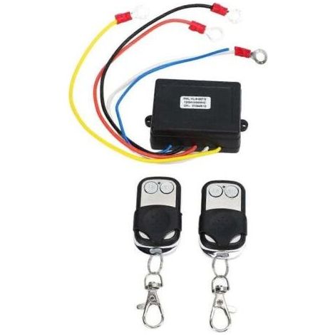 Kit de récepteur de commutateur de télécommande de treuil sans fil 12 V 24 V universel pour camion ATV SUV (1/5)