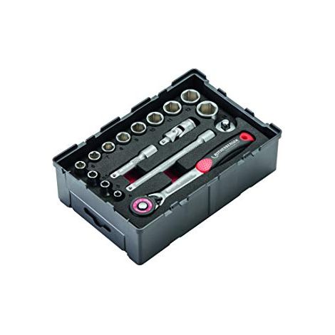 ROTHENBERGER set di chiavi a bussola esagonali da 1/4" 17 pezzi - 1000002180 (1/3)