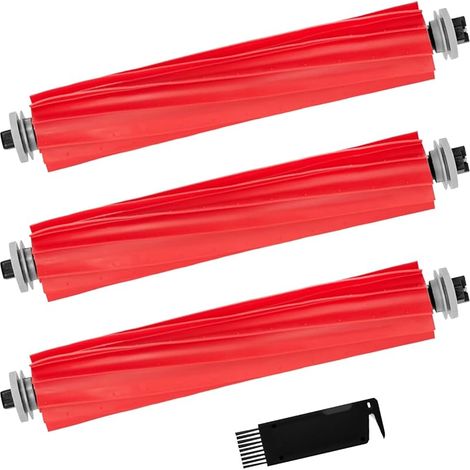 3 Brosse Kompatibel pour Roborock S7 / S7+, S7 Max Ultra, S7 MaxV / S7 MaxV Ultra / S7 MaxV Plus, S7 Pro Ultra, Q7 / Q7+ / Q7 Max / Q7 Max+, Qrevo/Qrevo S/Qrevo Pro, QV 35A / QV 35S
