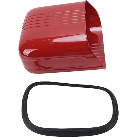 Poubelle suspendue sans marque modèle large ouverture 29cm gain de place cuisine salle de bain rouge PET PP anneau pression (1/5)