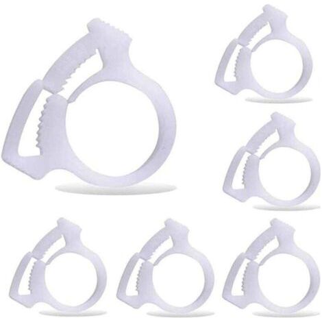 6 pièces B15 pinces de fixation du tuyau de balayage de piscine, convient pour le nettoyeur de piscine Polaris 180 280 360 380 480- (1/4)