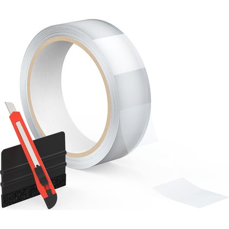 3 cm x 9 m Film de protection de peinture transparent brillant (1/5)