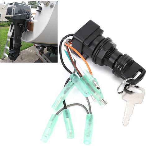 Ensemble commutateur à clé d'allumage pour moteur hors-bord SUZUKI 37110-92E01 (1/5)