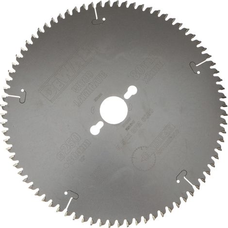 DeWalt, DT4287, QZ, Hoja para sierra circular estacionaria 250x30mm 80D