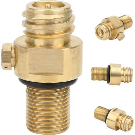 Adaptateur de Recharge CO2 en Laiton, Valve à Broche pour Soda, Filetage M18x1.5