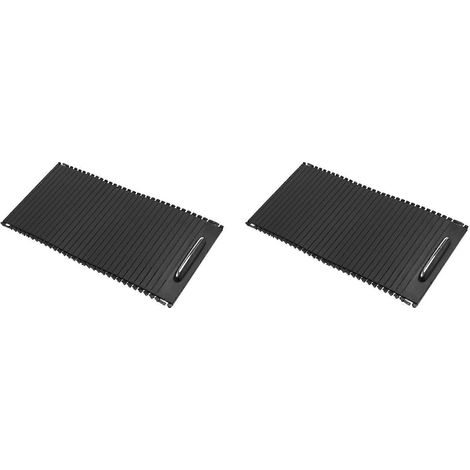 2X Store enrouleur de console centrale avec porte-gobelet et fermeture éclair pour Mercedes W204 W212 S204 (1/2)