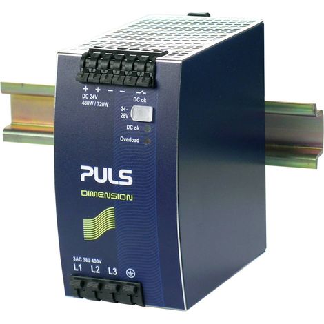 Alimentation rail DIN PULS QT20.241-C1 24 V/DC 20 A 480 W 1 x
