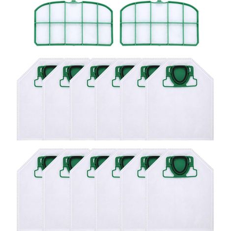 AQUATECHNICK - sacs d'aspirateur pour Vorwerk Kobold VK200 FP200, contenu maintenu propre et sain — remplacement rapide (1/5)