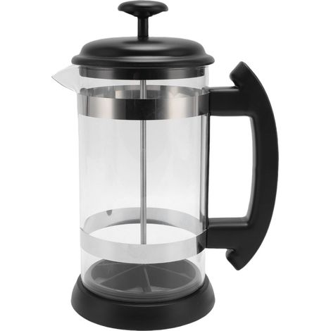 Cafetière à Piston en Verre 1000ML Presse-Française Design Élégant Facile à Nettoyer pour Café Riche et Aromatique Usage Domestique (1/5)
