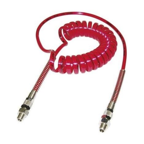 imi-norgren tubo espiralado PNEUFLEX rojo 2 m 6 mm