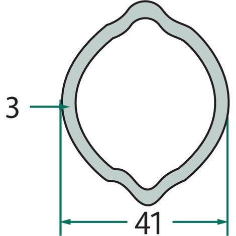 Tubo profilato 1 m 397720413100 Weasler