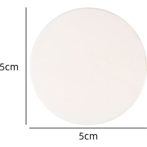 5x Silikon-Türstopper, geräuschdämpfender Türgriff, dicker Puffer, elastisches Wandschutzpad (rund)