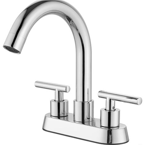 Mitigeur de lavabo, inox 304, pour lavabo et usage quotidien (1/5)