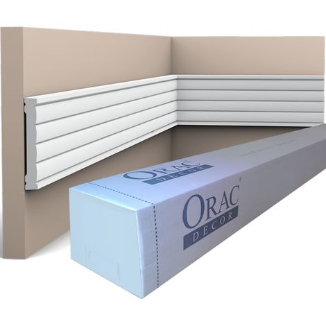 Panneau mural flexible effet lambris - Orac Decor - L200xp1.5xH40cm - Carton complet 5 panneaux - W214F - L 200 X H 40 X EP 1,5 cm - ORAC DECOR (1/2)