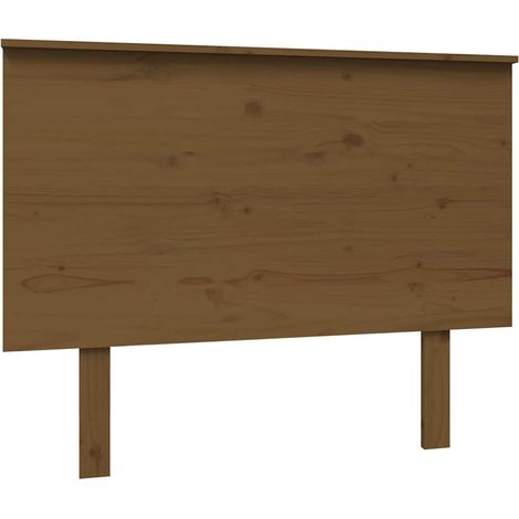 Maison Exclusive - Cabecero de cama madera maciza de pino marrón (1/5)