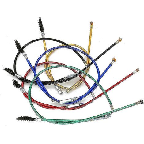 Câble d'embrayage de moto, fil de frein renforcé hydraulique 900 mm pour motos de route Zongshen NC250 NC450 Bosuer Kayo Apollo ( ) (1/5)