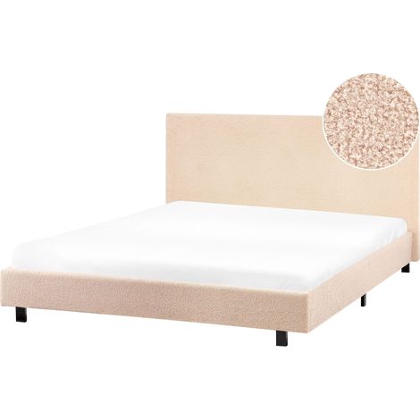 Waterbed Boucle ALBI 140 x 200 cm (EU Double) Beige (1/5)