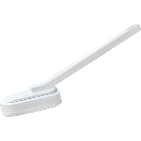 Éponge à long manche, brosse de nettoyage murale, brosse lavable avec poignée texturée, outil réutilisable pour table de cuisine, salle de bain, lavage, nettoyage à portée étendue, , ca (1/5)