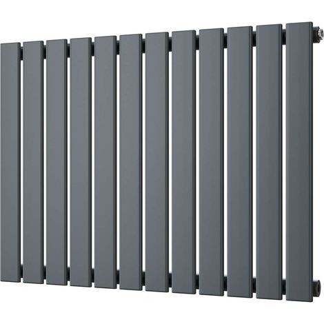 Typhoon - Anthracite Horizontal Radiator H600mm x W816mm Single Panel (1/3)