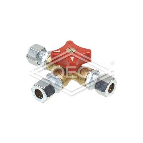 Vanne de commutation 8 x 8 x 8 mm