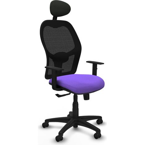 Silla de oficina piqueras y crespo Alocén negro mecanismo sincronizado (1/2)