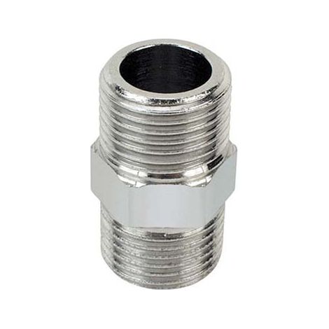 NIPPLO OTTONE CROMATO 280 GEBO - 3/4M- 10 pezzi