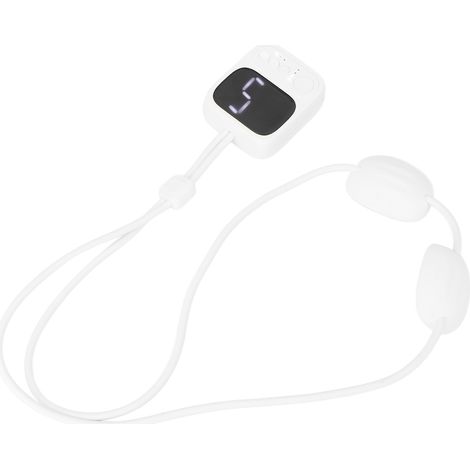 Collier Masseur de Cou Électrique en Silicone, Compression Chaude Portable, Appareil de Massage Cervical à Suspension (1/5)