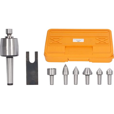 Pointe tournante en acier à haute teneur en carbone à cône Morse, compatible avec 7 embouts (1/5)