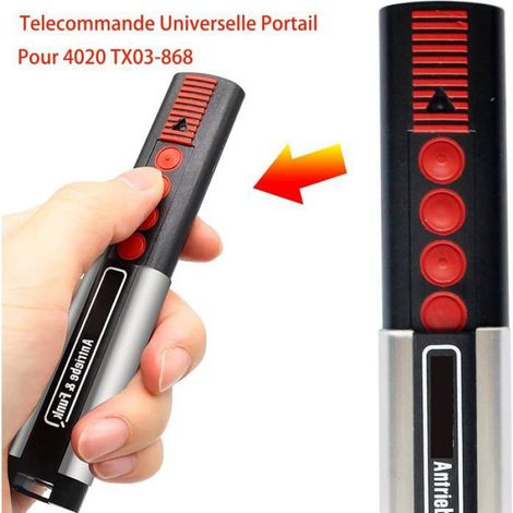 Télécommande garage universelle émetteur portable portes garage (1/4)