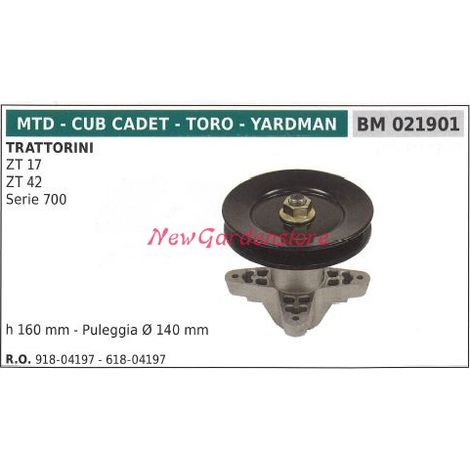 Mozzo portalama trattorino rasaerba tagliaerba ZT 17 42 serie 700 MTD 021901