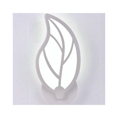 En forme de feuille mur LED lampe simple personnalité créative lampe de chevet chambre salon nordique TV mur fond escalier lampe 1225cm lumière blanche