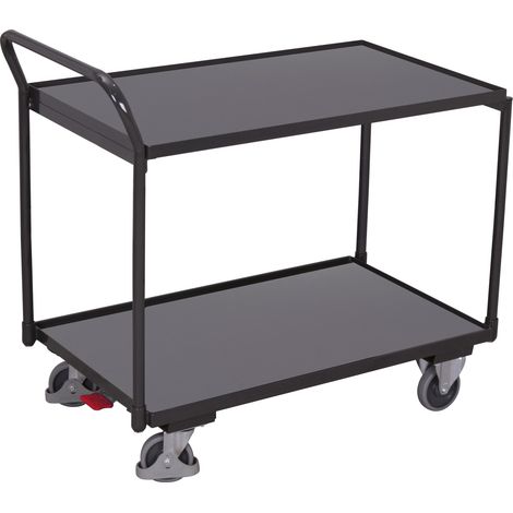 VarioFit Tischwagen mit 2 Ladeflächen RAL 7016 (1/4)