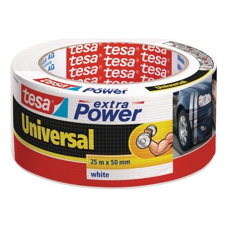 tesa UNIVERSAL 56388-00002-05 Gewebeklebeband tesa® extra Power Weiß (L x B) 25 m x 50 mm 1 St.