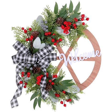 S-giant - Guirlande de Noël - Guirlande de l'Avent à Paillettes - Guirlande réutilisable pour la décoration de Noël(Nœud papillon) (1/5)