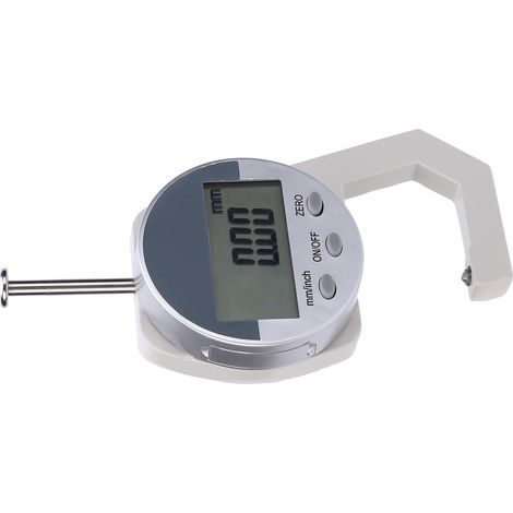Jauge de mesure électronique numérique 0-25,4 mm, précision 0,01 mm, testeur d'épaisseur avec écran LCD (1/5)