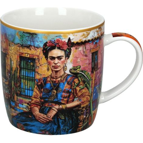 Tazza in latta Carmani da 370 ml - Frida Kahlo/Autoritratto (1/3)