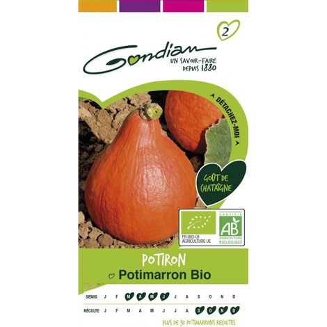 Gondian - potiron potimarron bio