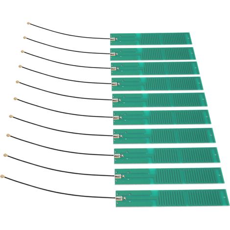 Antenne PCB intégrée NZ-433-PCB-004 433MHz, module sans fil haute performance, circuit imprimé à gain élevé, connecteur IPEX, lot de dix pièces, compatibilité radiofréquence optimale. (1/5)