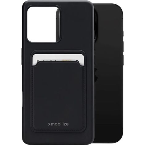 Mobilize Cardcase TPU Back Cover Negro Apple iPhone 16 Pro